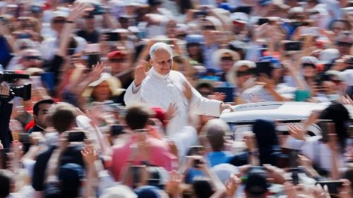 Pope Leo XIV holds general audience in St. Peter's Square, at the Vatican