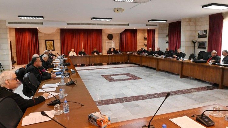 2025.05.22 Riunione mensile Vescovi Maroniti (Bkerke - Libano) mercoledì 21 maggio 2025